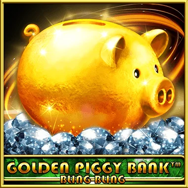 Golden Piggy Bank - Bling Bling